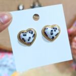 Fierce & Soft - Velvet Heart Stud Earrings