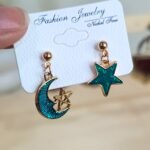 Emerald Moonlight Delight Earrings