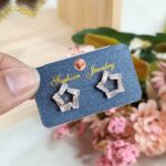 Twinkling Starburst Diamond Studs