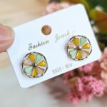 Floral Charm Studs